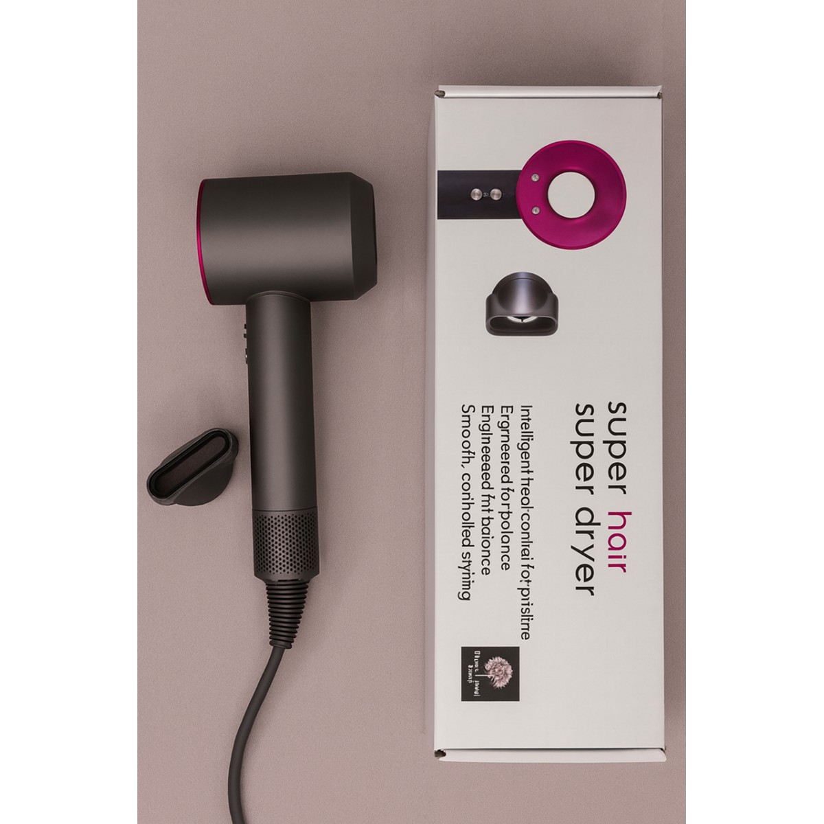 Фен для волос Dyson Super Hair Dryer с 1 насадкой, профессиональный для всех типов волос