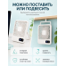 Портативный настольный вентилятор X3 белый с LED-дисплеем