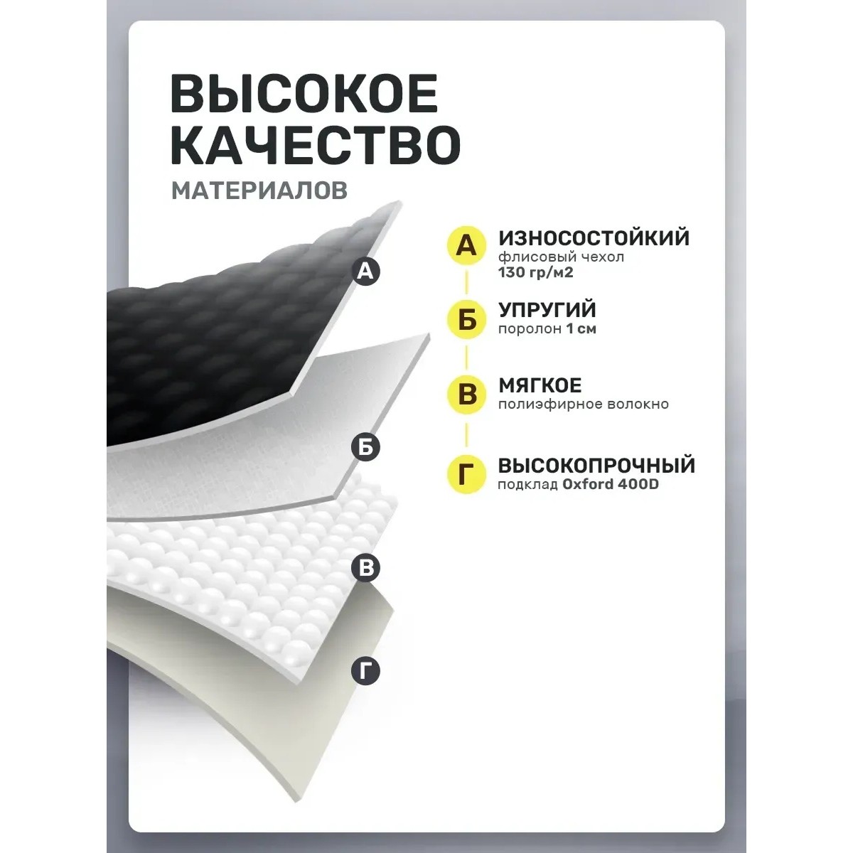 Накладки на костыли подмышечные мягкие, черные