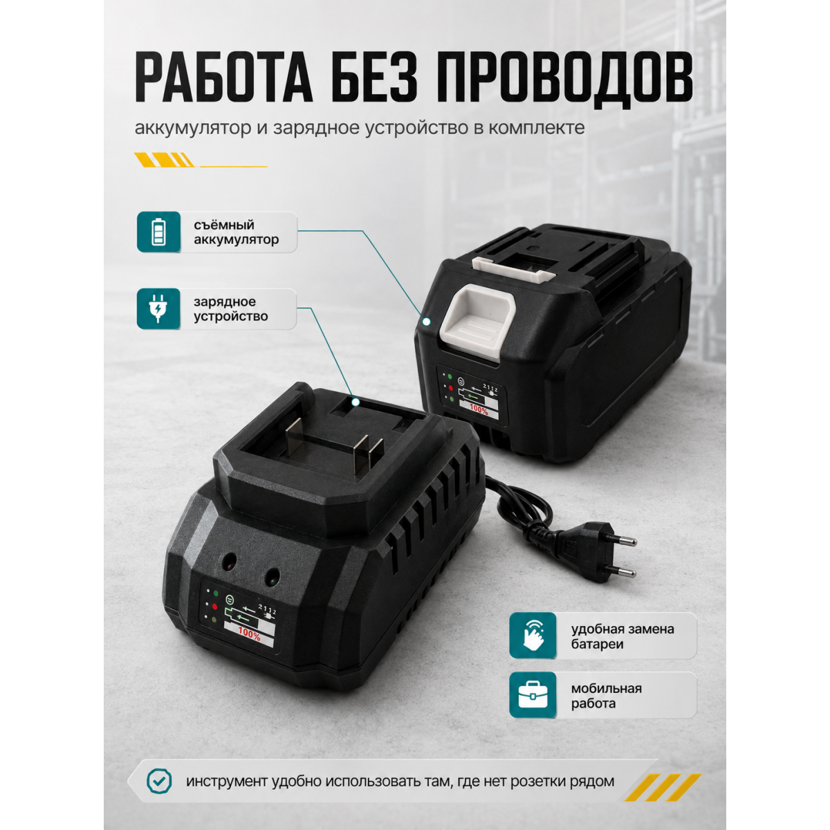 Аккумуляторный набор инструментов Makita