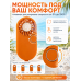 Мини-вентилятор ручной портативный с цифровым дисплеем