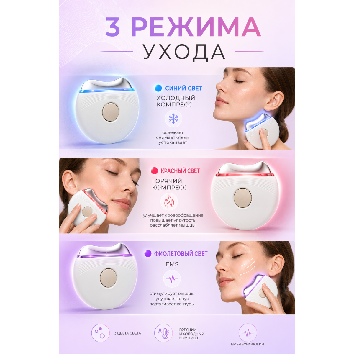 Массажер гуаша ANLAN для лица и шеи