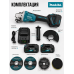 Аккумуляторная болгарка Makita 36V 125 мм с аккумулятором 6.0Ah