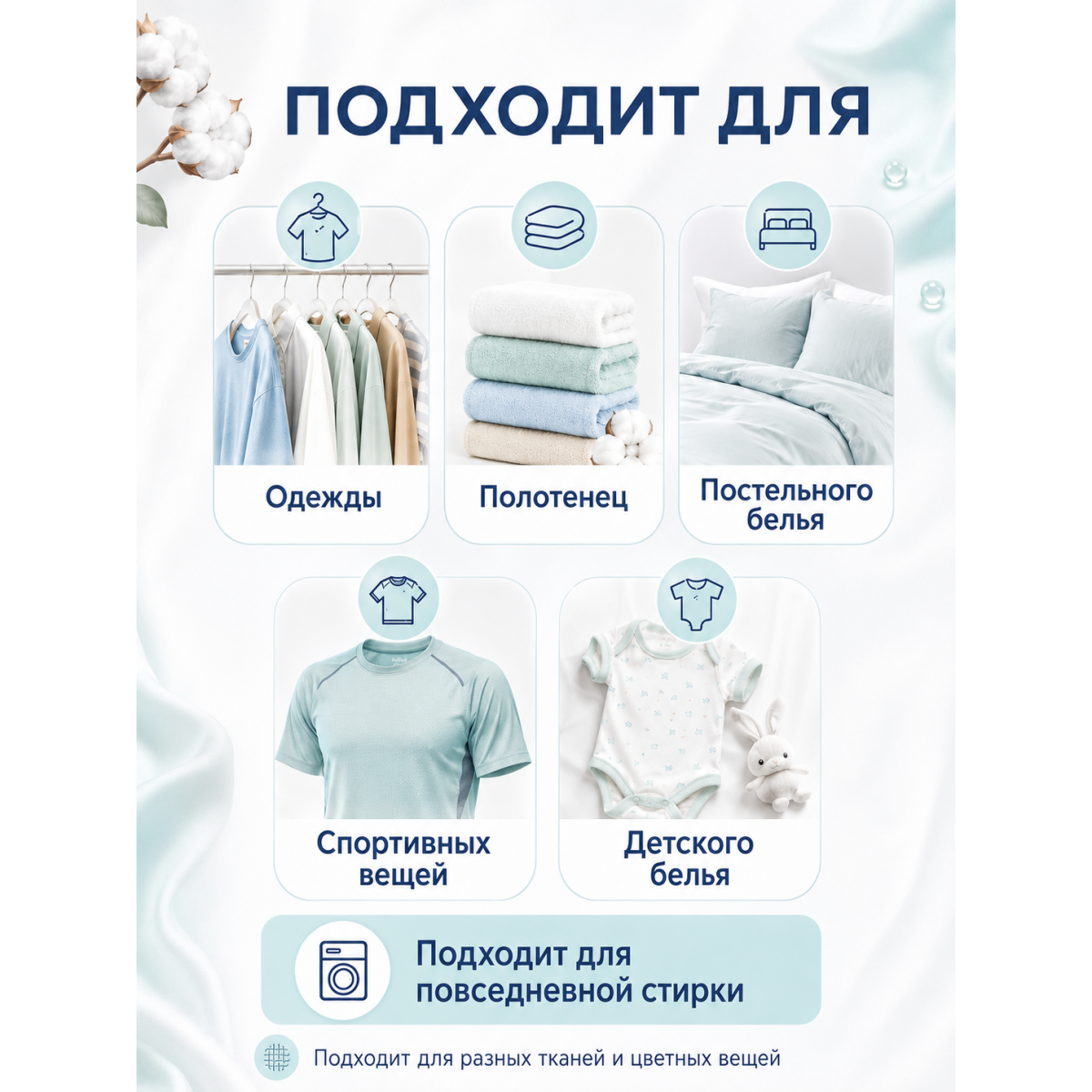 Парфюмированные гранулы Lenor Delicate Perfume Cotton Fresh для стирки