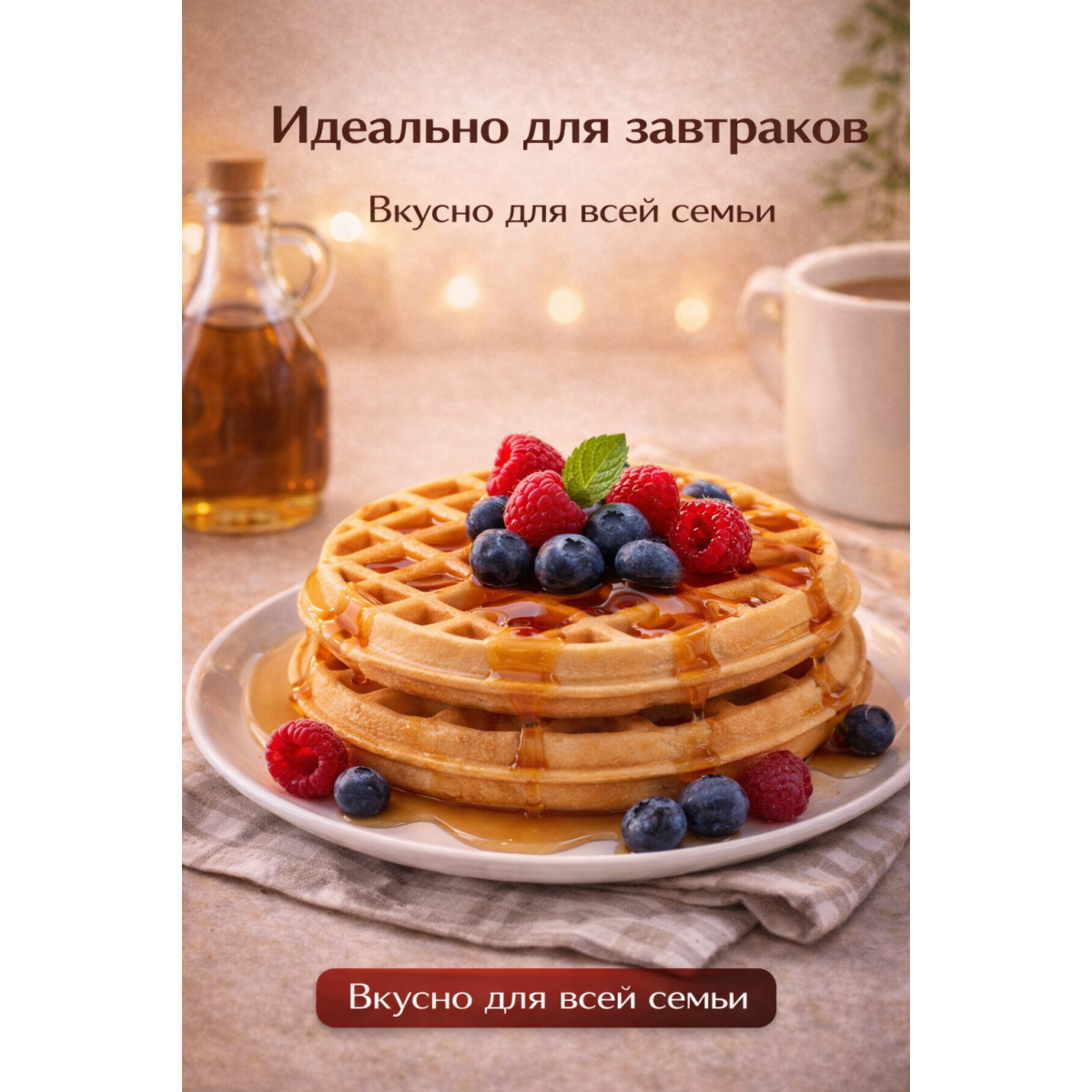 Вафельница MINI MANIA электрическая 3 в 1 для дома