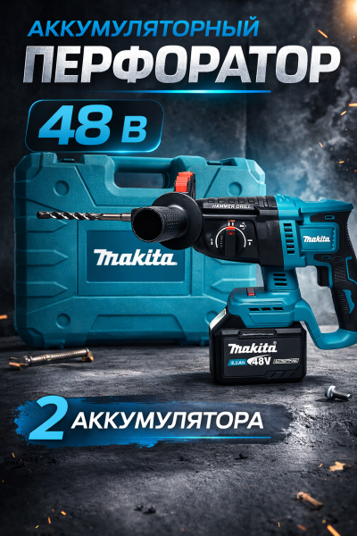 Перфоратор аккумуляторный Makita 48V