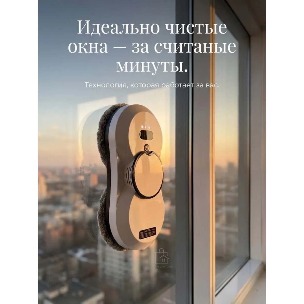 Робот для мытья окон Professional с автораспылением