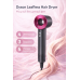 Фен стайлер для волос Dyson Leafless Hair Dryer, 5 насадок. Серо-розовый