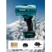 Воздуходувка аккумуляторная Makita 48 V с АКБ, ручная электрическая воздуходувка для дома и сада
