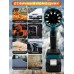 Воздуходувка аккумуляторная Makita 48 V с АКБ, ручная электрическая воздуходувка для дома и сада