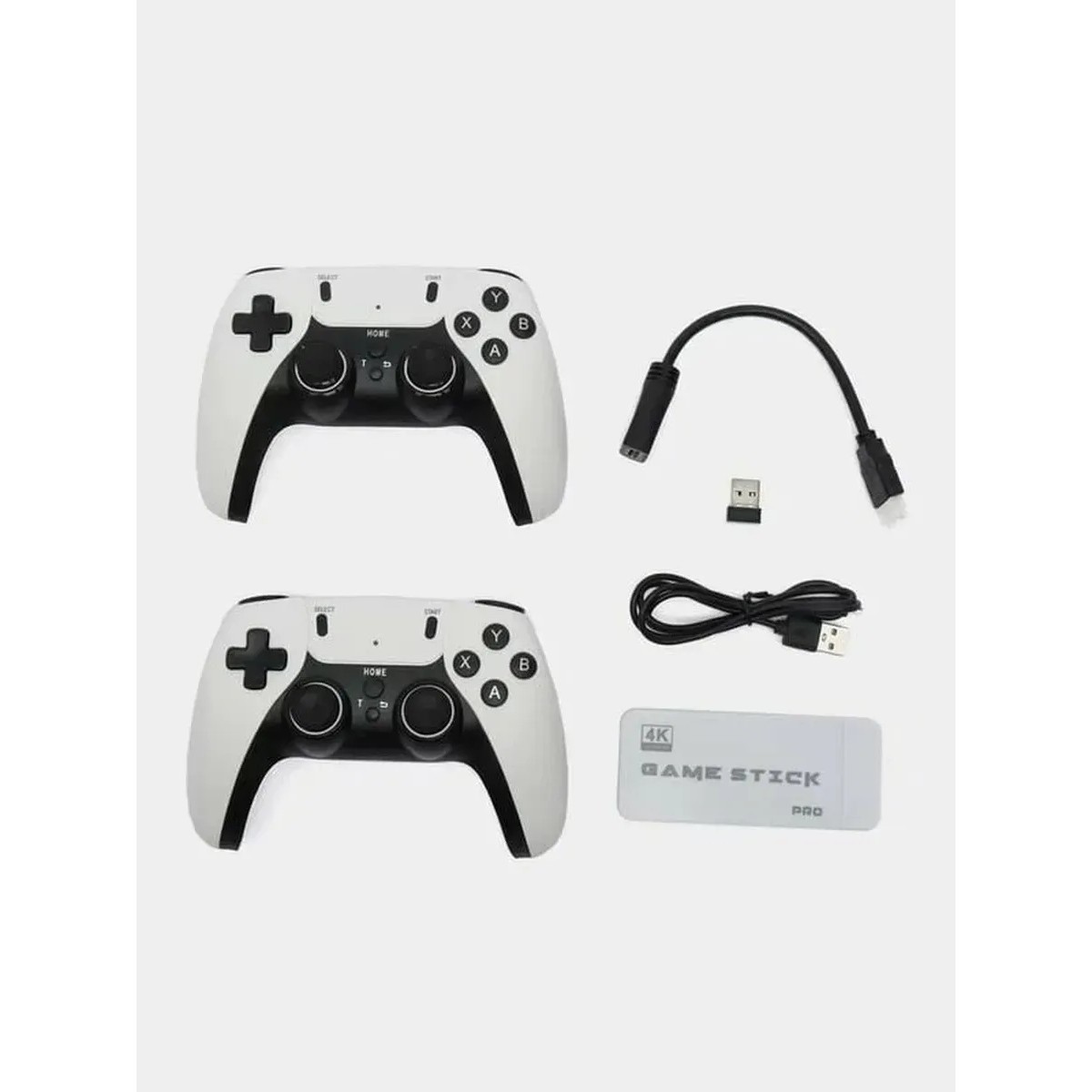 Игровая приставка Game Stick Pro — портативная HDMI-консоль с 2 геймпадами и картой памяти