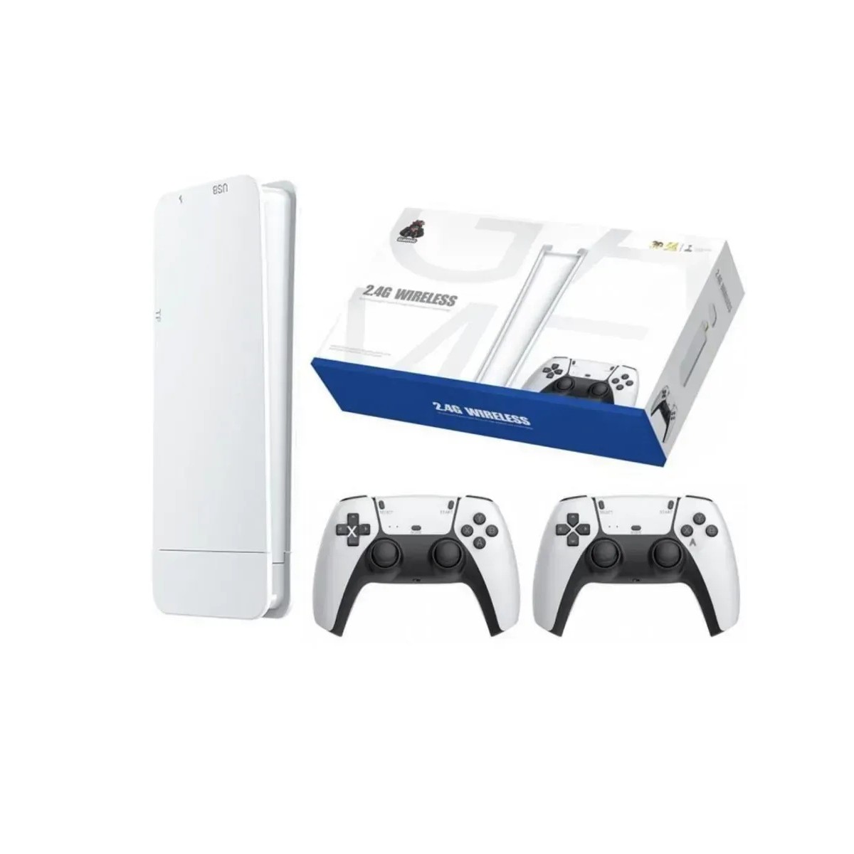 Игровая приставка Game Stick Pro — портативная HDMI-консоль с 2 геймпадами и картой памяти