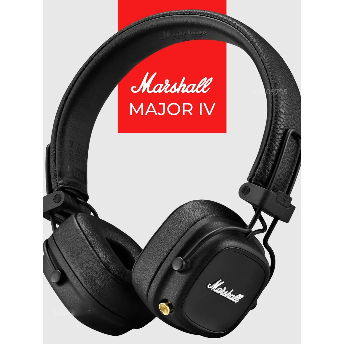 Беспроводные наушники Marshall Major 4 (Replica) — Маршал Мейджор 4, чёрные (реплика)