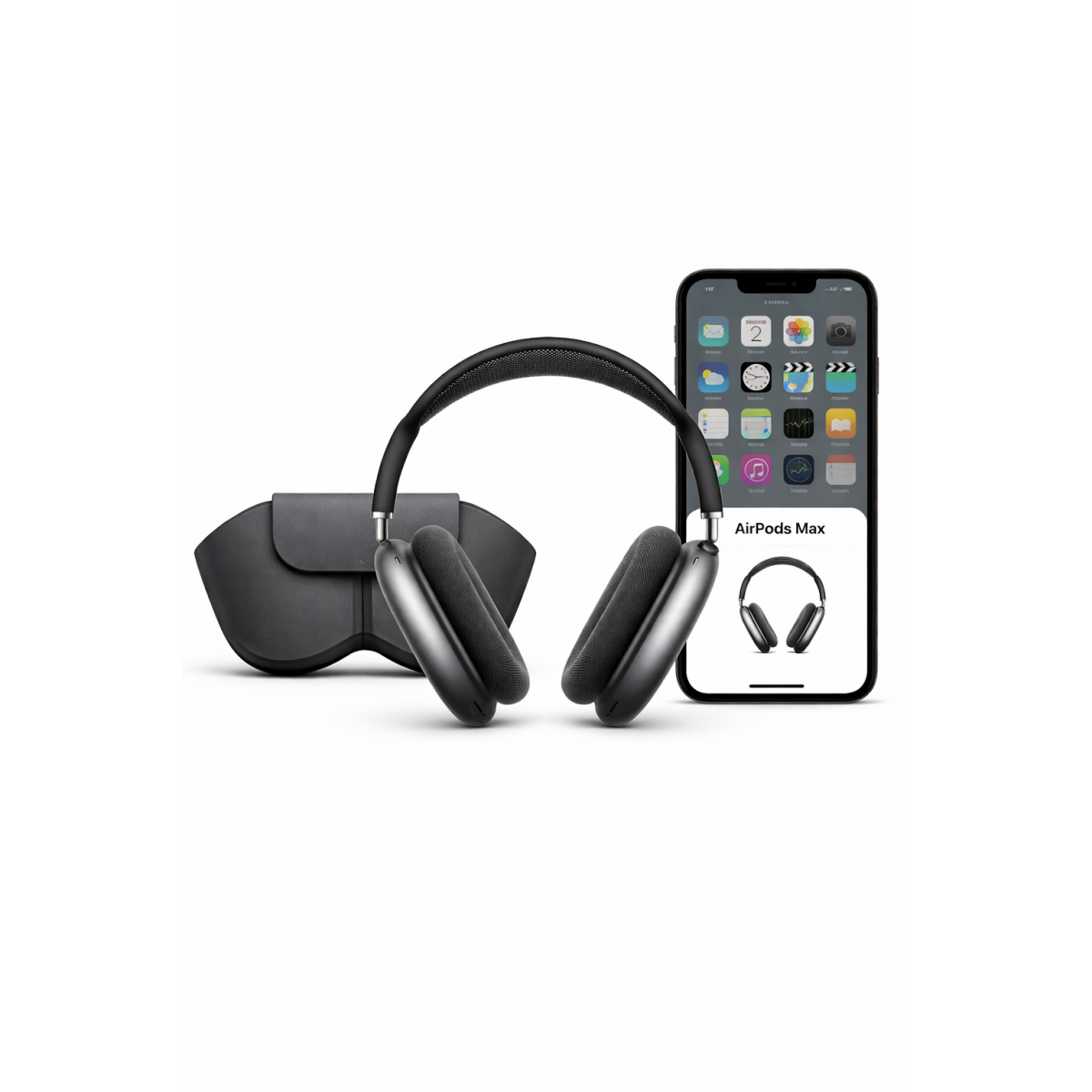 Беспроводные наушники AirPods Max, чёрного цвета — реплика Apple