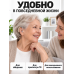 Заушный усилитель слуха AXON с зарядным кейсом, аккумуляторный, с регулировкой громкости и 4 насадками, бежевы