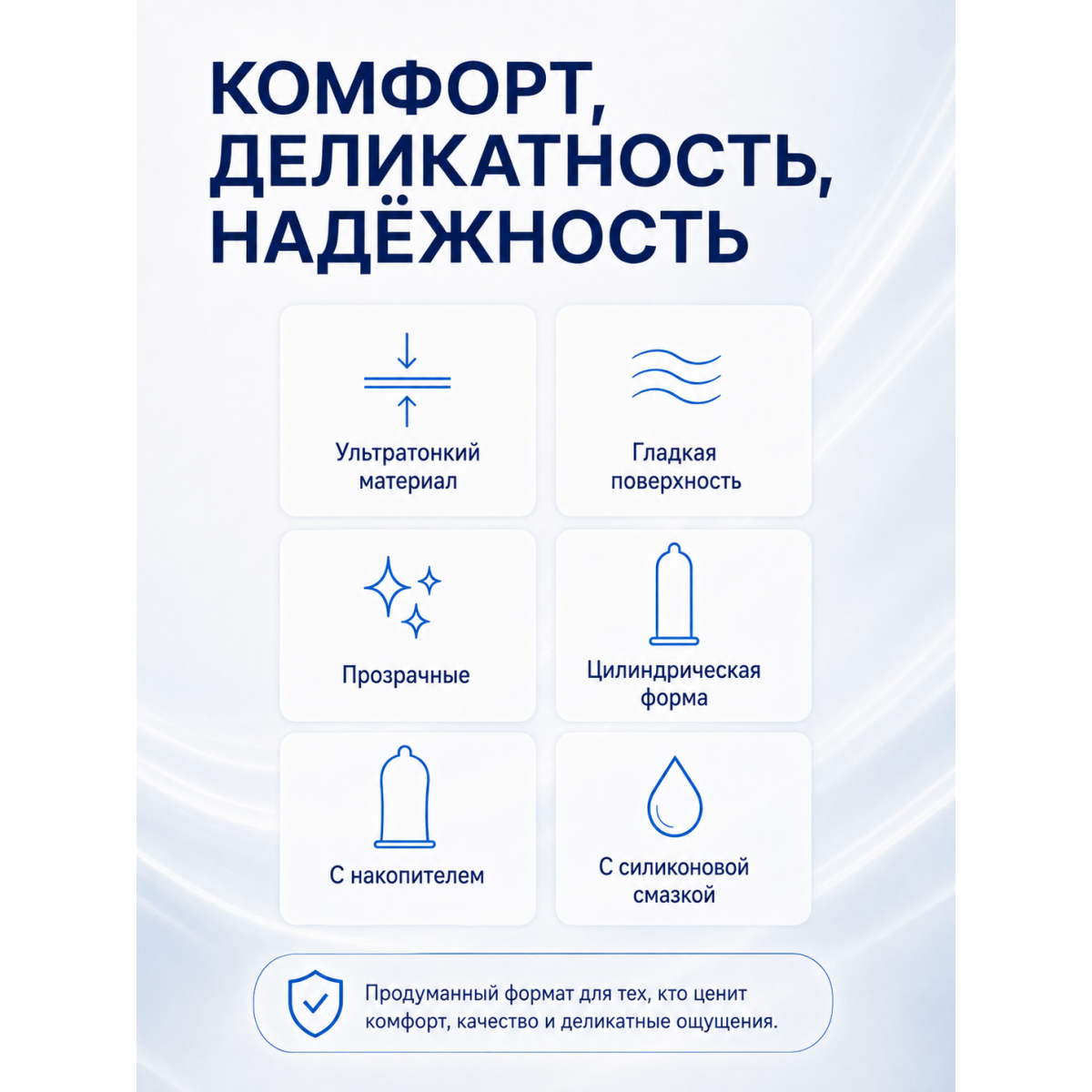 Презервативы ультратонкие AMAZY Ultra Thin 15 шт.