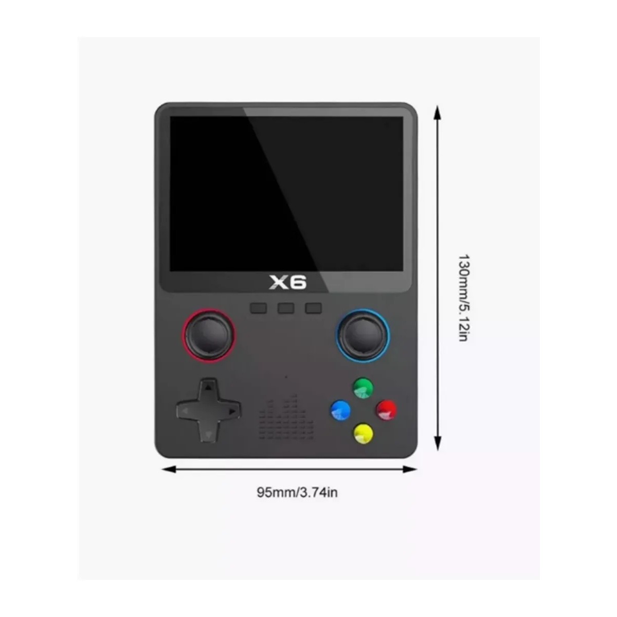 Портативная игровая консоль Game Console X6 черная