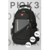 Рюкзак swissgear х-8815 15 л, usb + выход для наушников 3.5, серый, мужской, городской, ранец, спортивный