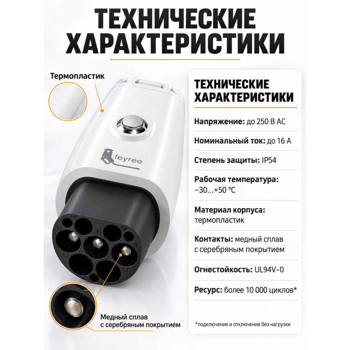 V2L адаптер для электромобиля GB/T 20234 на розетку Schuko 220 В, 16 А