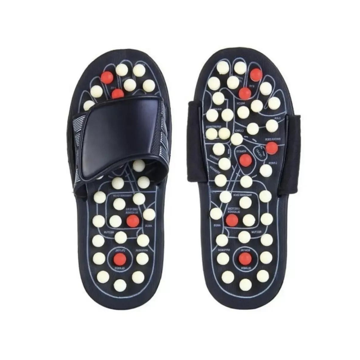 Рефлекторные массажные тапочки Massage Slipper, 44-45 размер