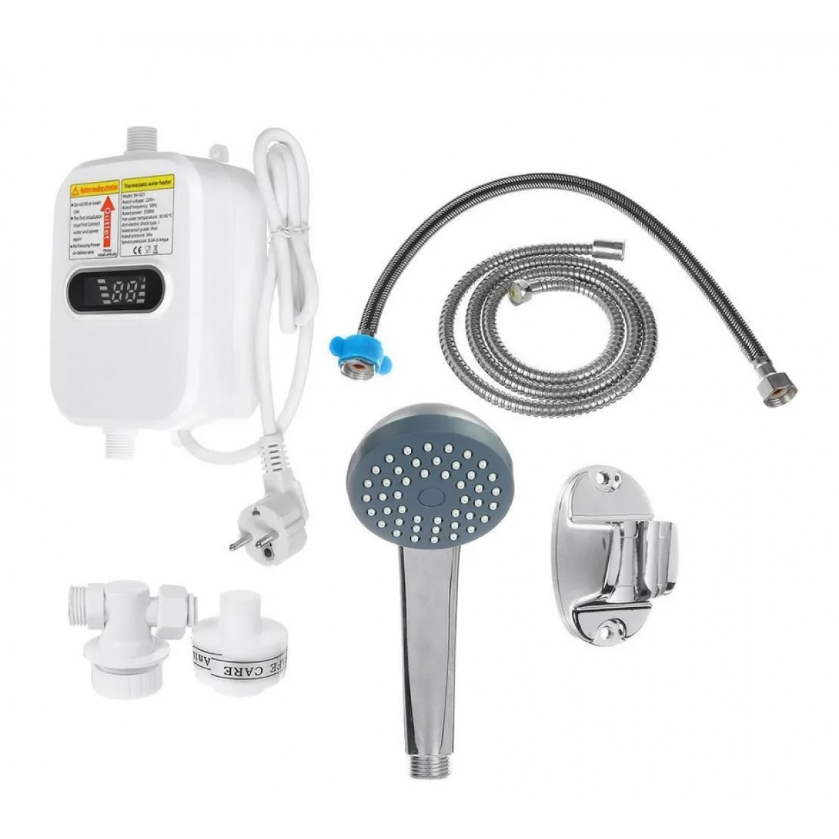 Электрический термостатичный водонагреватель-душ  TEMMAX RX-021