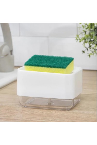 Диспенсер для моющего средства с губкой