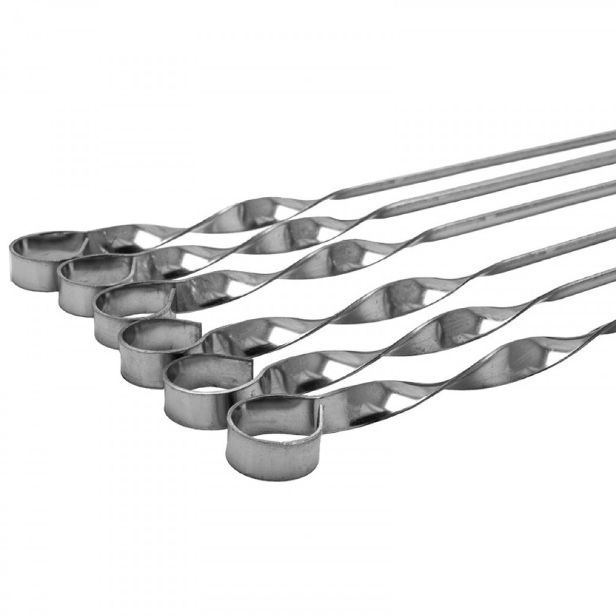 Шампуры металлические набор 6 шт,  для шашлыка