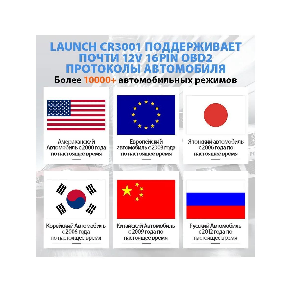 Автосканер Creader 3001 (OBD2 / OBD II)