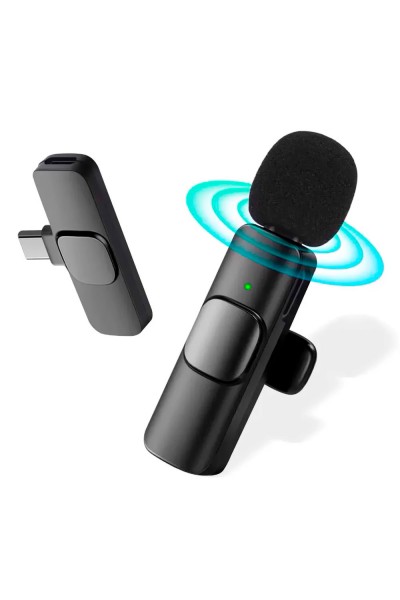 Беспроводной петличный микрофон для IOS Wireless Microphone K8 Беспроводной петличный микрофон для IOS Wireless Microphone K8