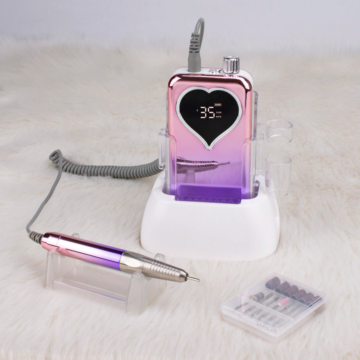 Портативный аппарат для маникюра и педикюра (35000 оборотов в минуту) Portable Nail Polisher