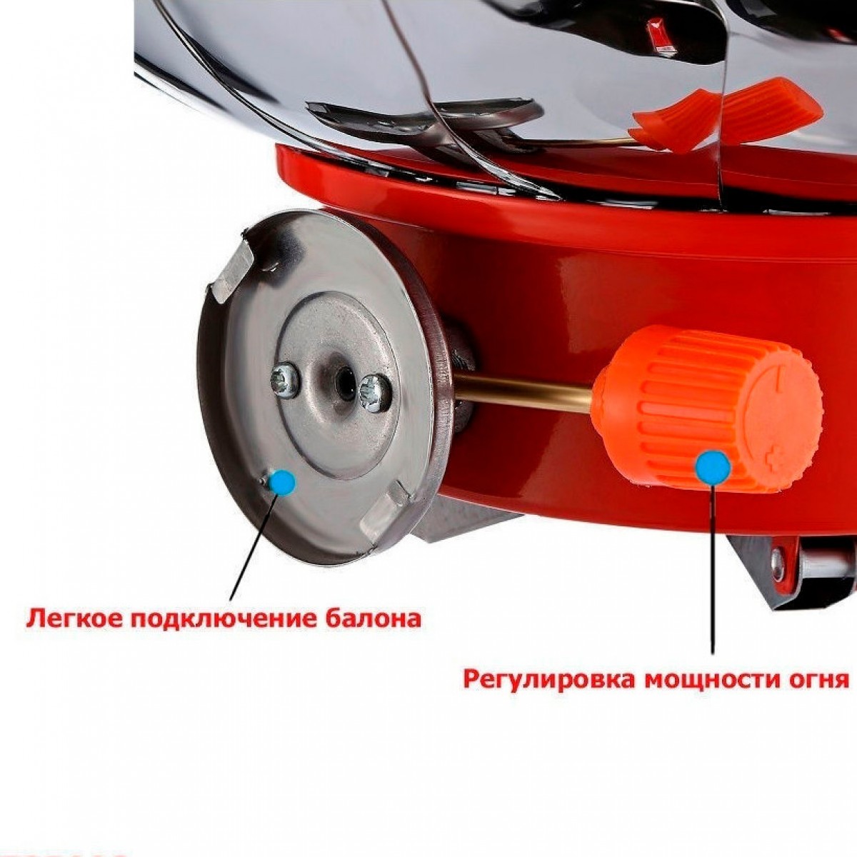 Портативная (туристическая) газовая плита Windproof Camping Stove YC-301