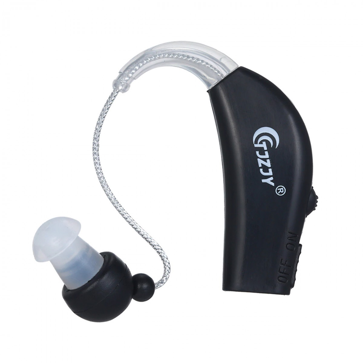 Портативный перезаряжаемый USB усилитель звука заушный