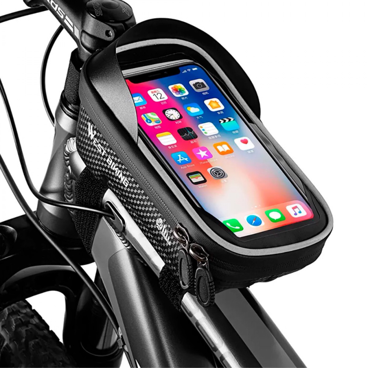 Сумка велосипедная на раму водонепроницаемая West Biking