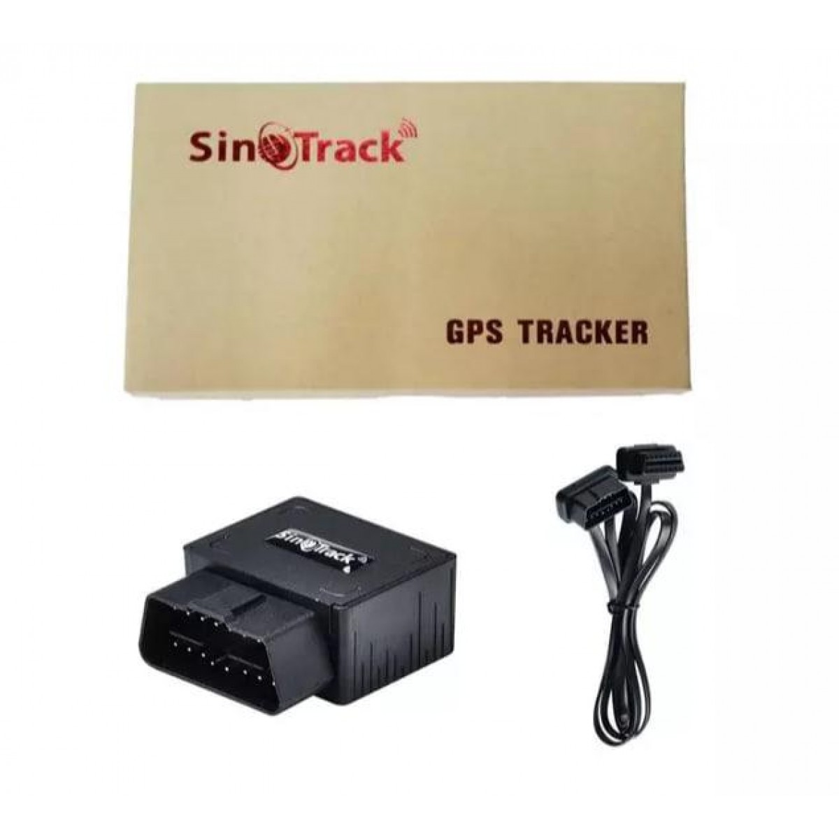 GPS-трекер для отслеживания автомобиля OBDII GSM SinoTrack, ST-902 с кабелем, 16-контактный разъем