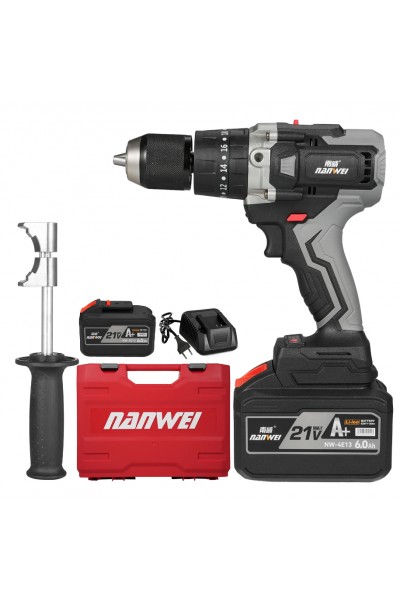 Аккумуляторная дрель NANWEI промышленного класса