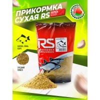 Прикормка рыболовная Карась чеснок 1 кг среднего помола