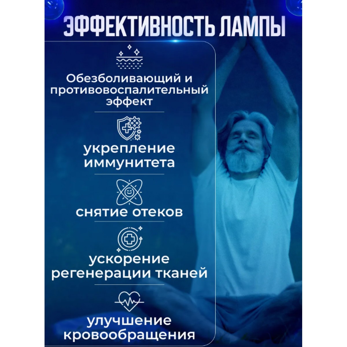 Рефлектор Минина/Синяя лампа для прогревания