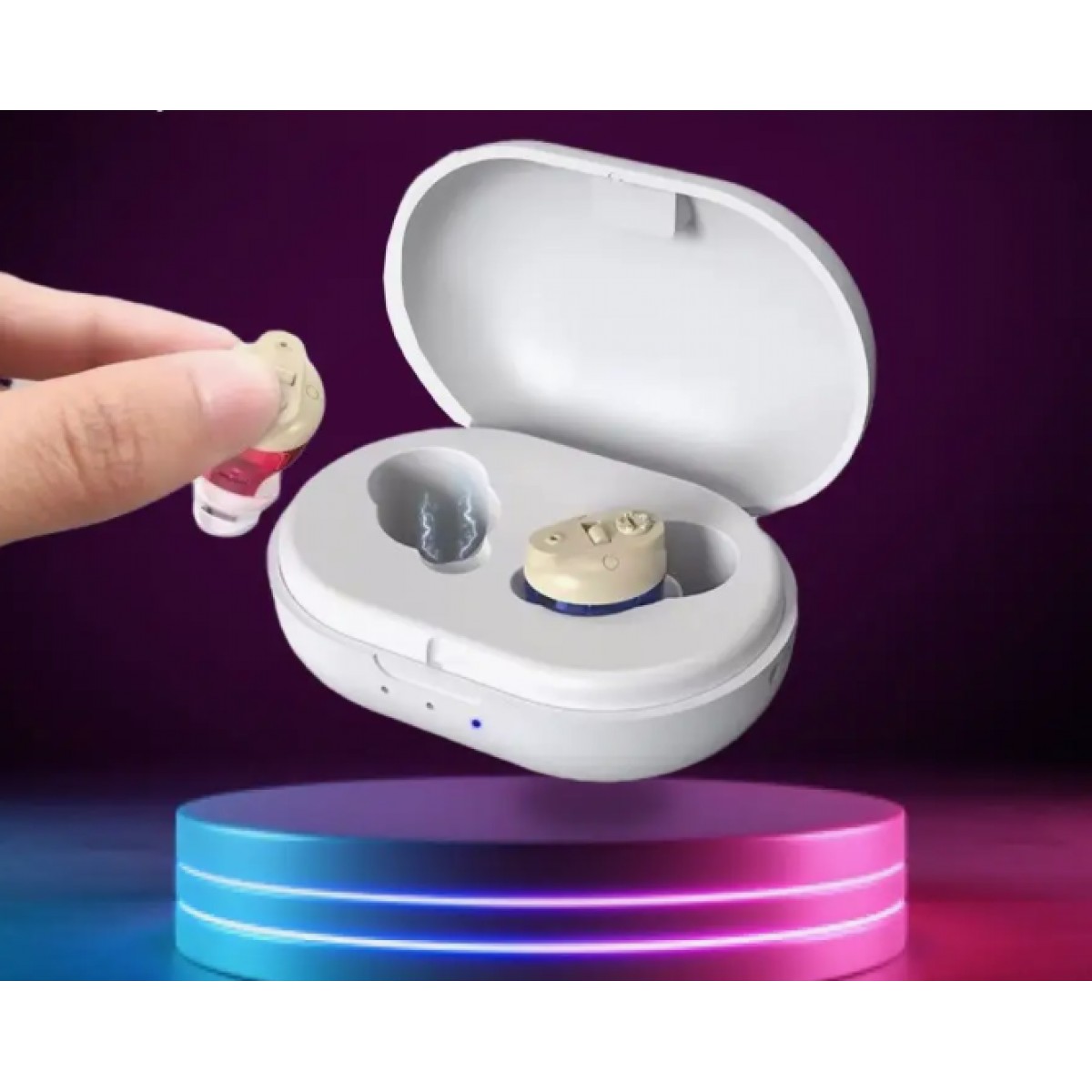 Внутриушной усилитель слуха для пожилых с зарядкой