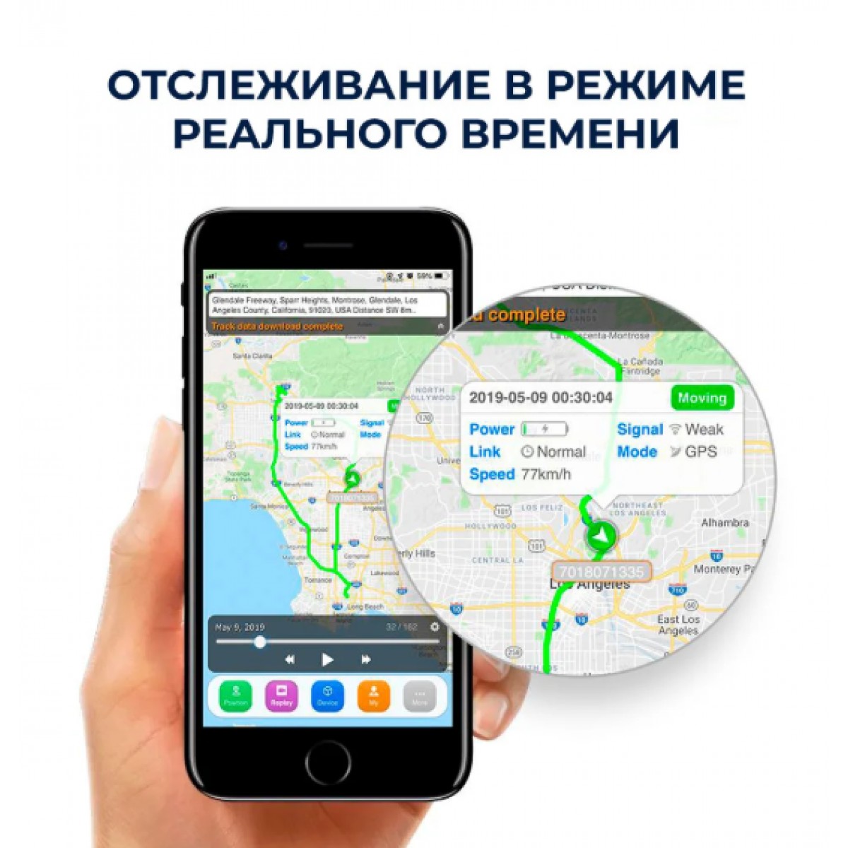 GPS-трекер для отслеживания автомобиля в OBDII GSM SinoTrack ST-901