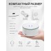 Поворотная подставка 360° с зеркалом и LED-подсветкой для фото