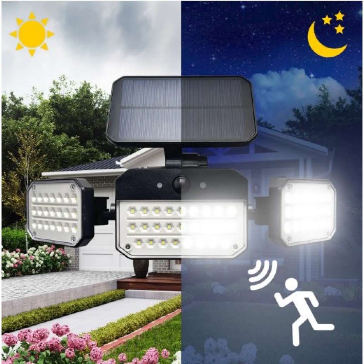 Уличный светильник, фонарь с датчиком движения