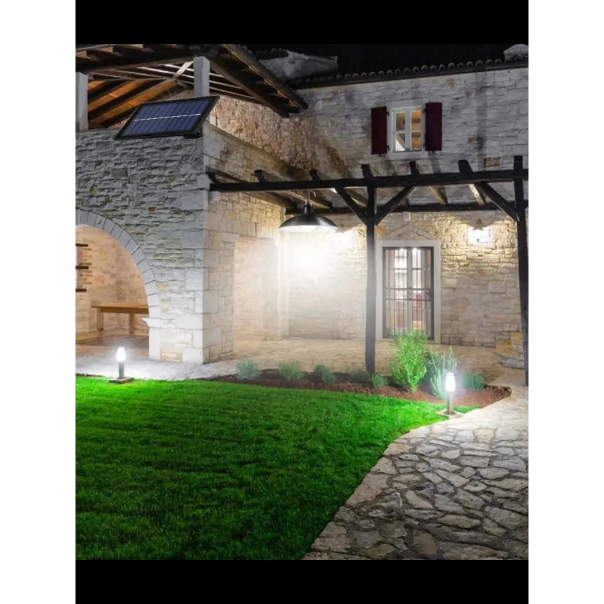 Уличный светильник, фонарь на солнечной батарее