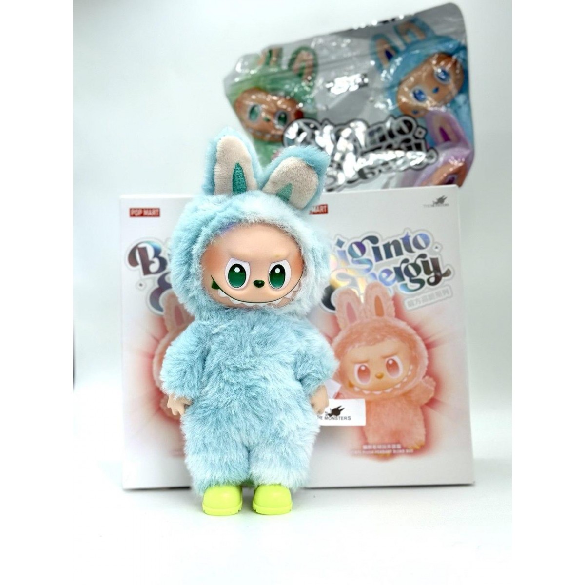 Мягкая игрушка брелок Лабубу - LABUBU Big into Energy, музыкальная