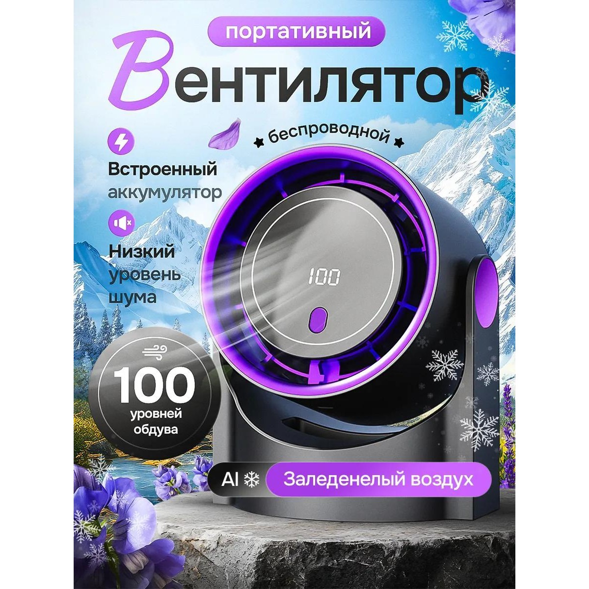 Вентилятор настольный бесшумный
