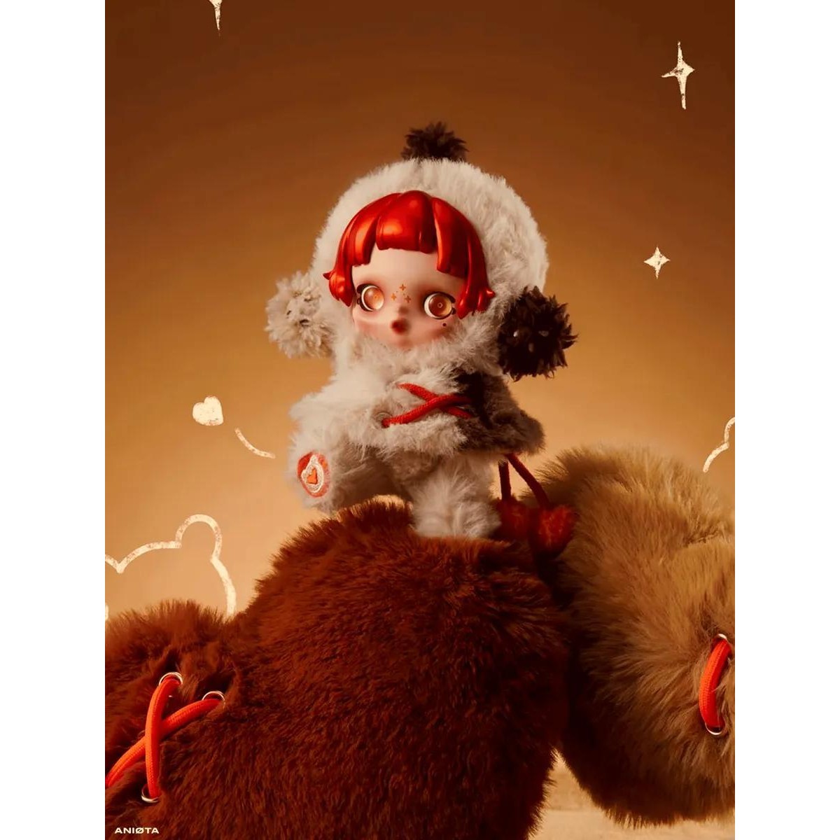 Фигурки-сюрприз Skull panda Брелки