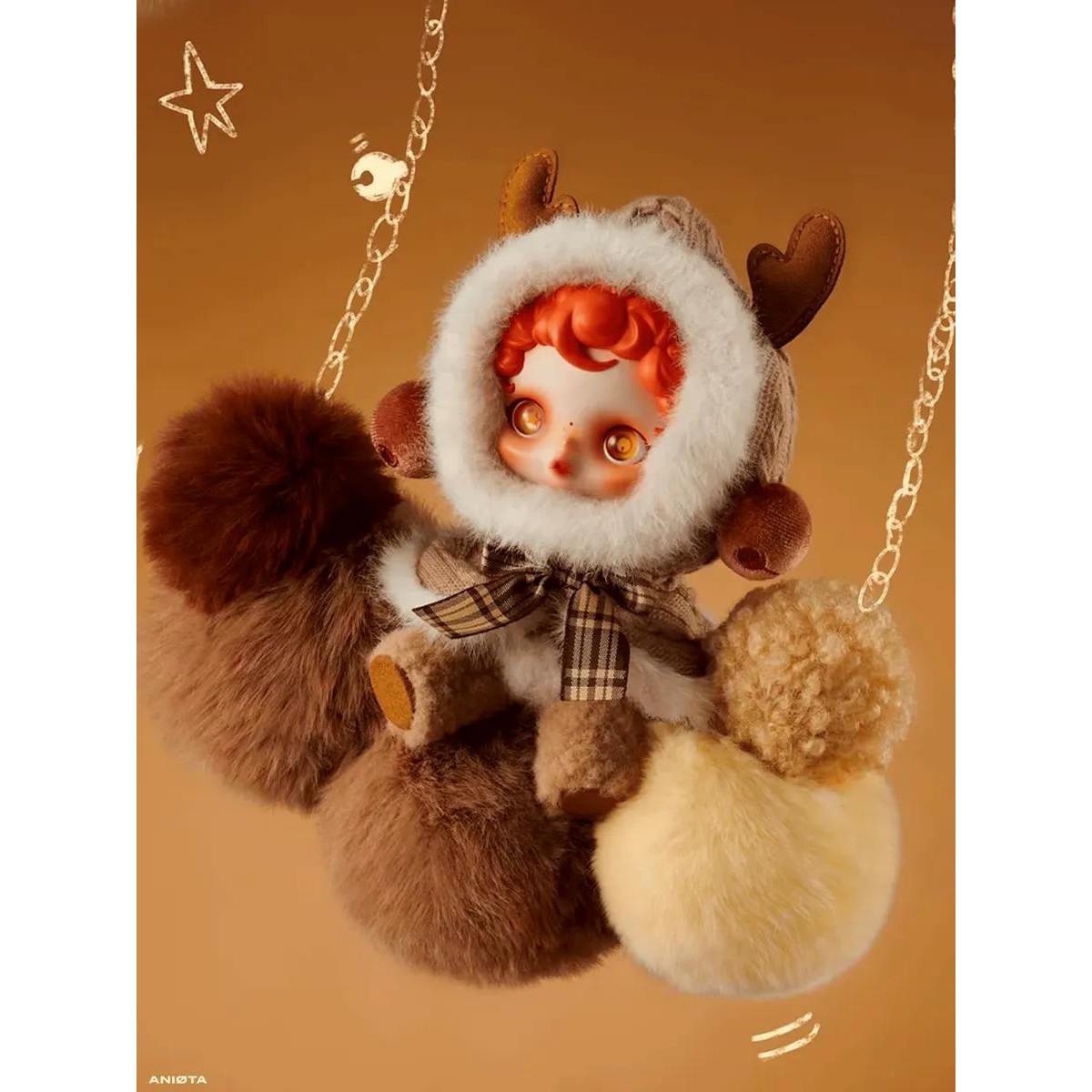 Фигурки-сюрприз Skull panda Брелки