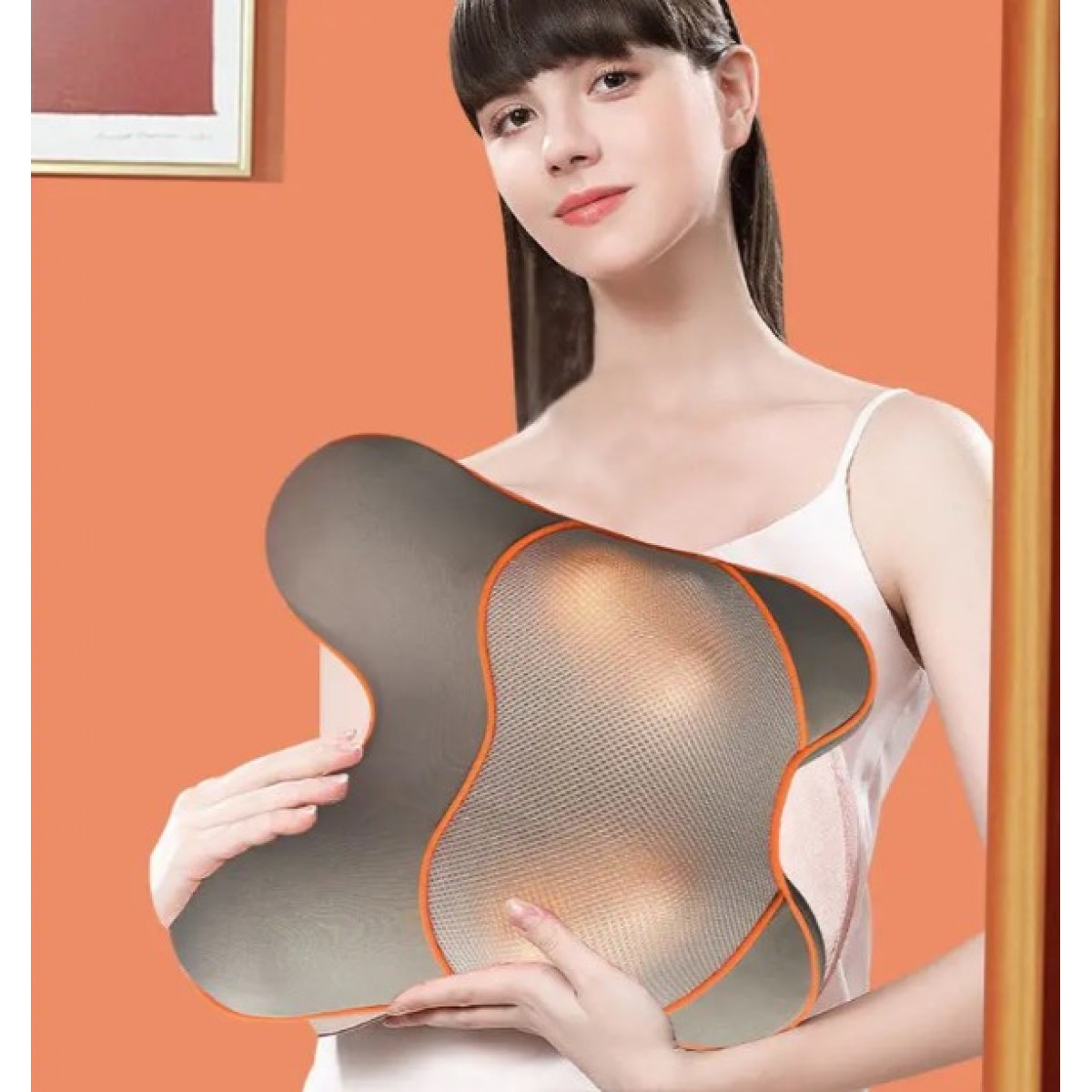 Массажная подушка роликовая электрическая