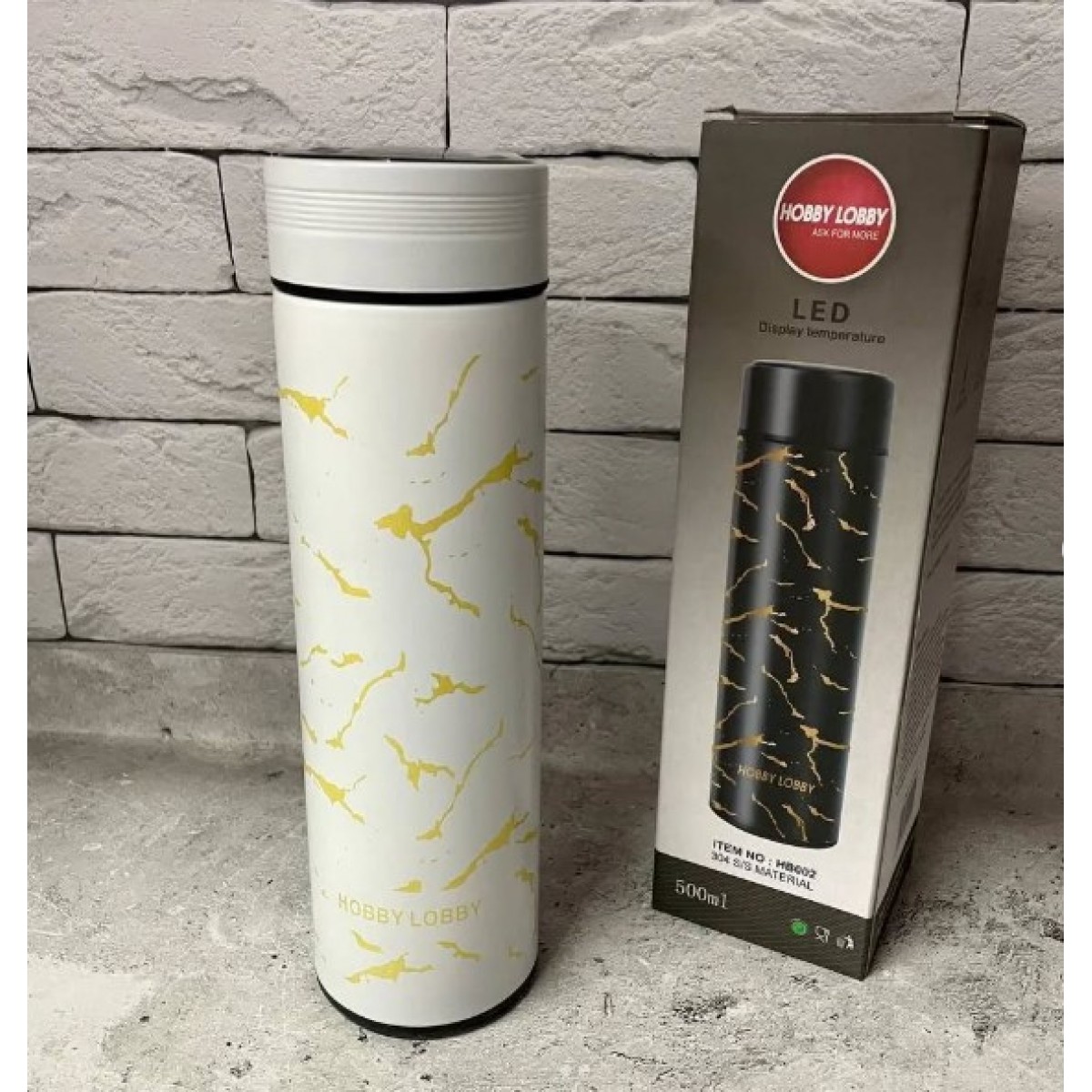 Термокружка с индикатором, 0,5 л