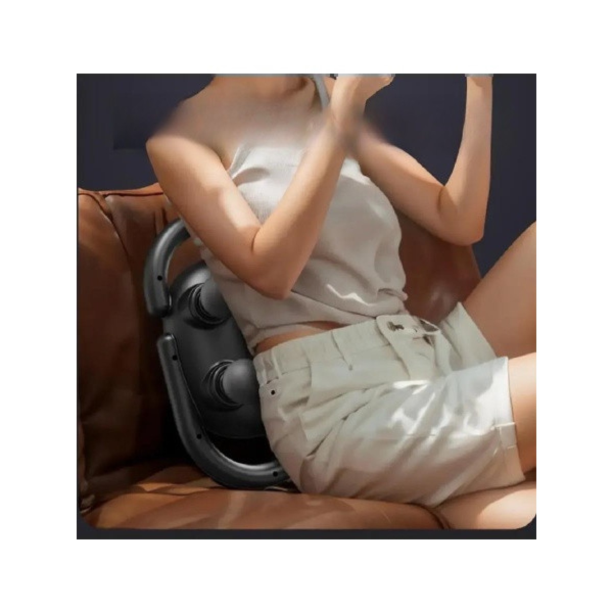 Перкуссионный массажер для тела FH-380, 4 массажные головки