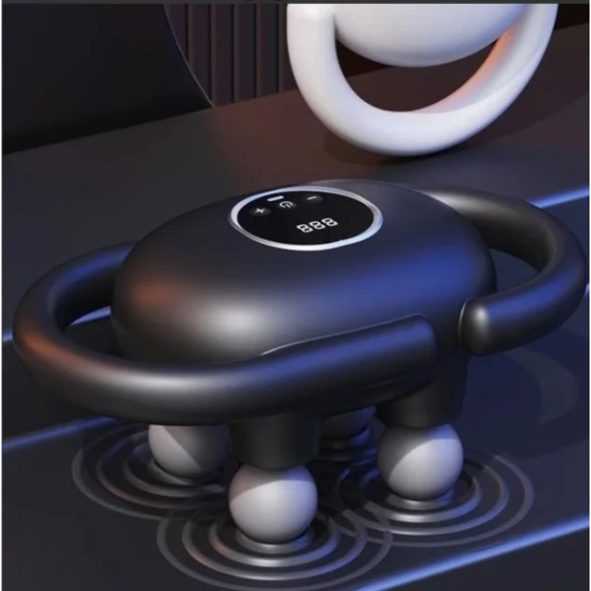 Перкуссионный массажер для тела FH-380, 4 массажные головки